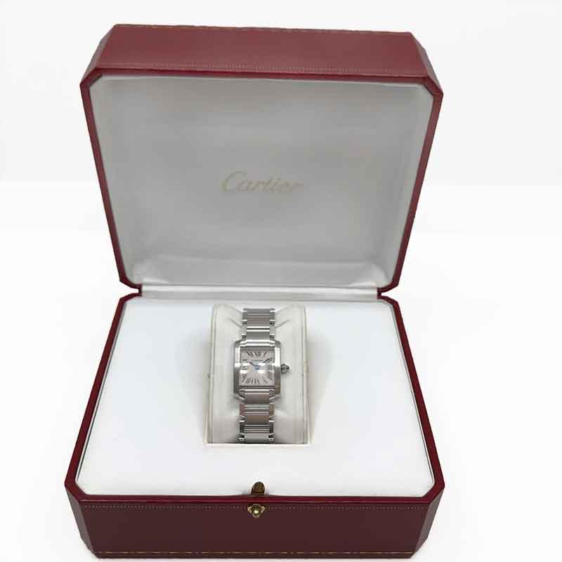 ブランドギャラリー東心斎橋店 Br Cartier カルティエ Br タンクフランセーズ Sm Br 腕時計 レディース Br クオーツ アイボリー Br 2384 ブランド Cartier Brandgallery